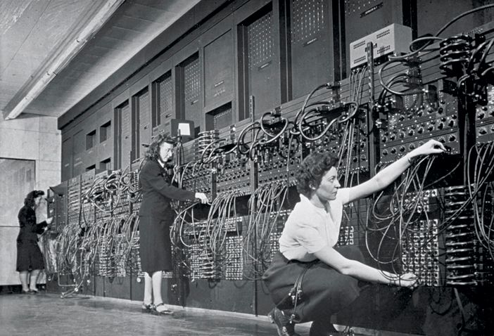 Women programming ENIAC in the 1940s.