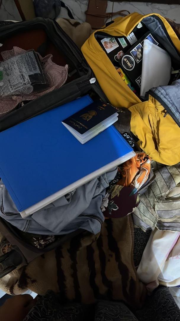 The narrator’s belongings as she packs to leave for the first time. Photo: Omnia Mustafa.