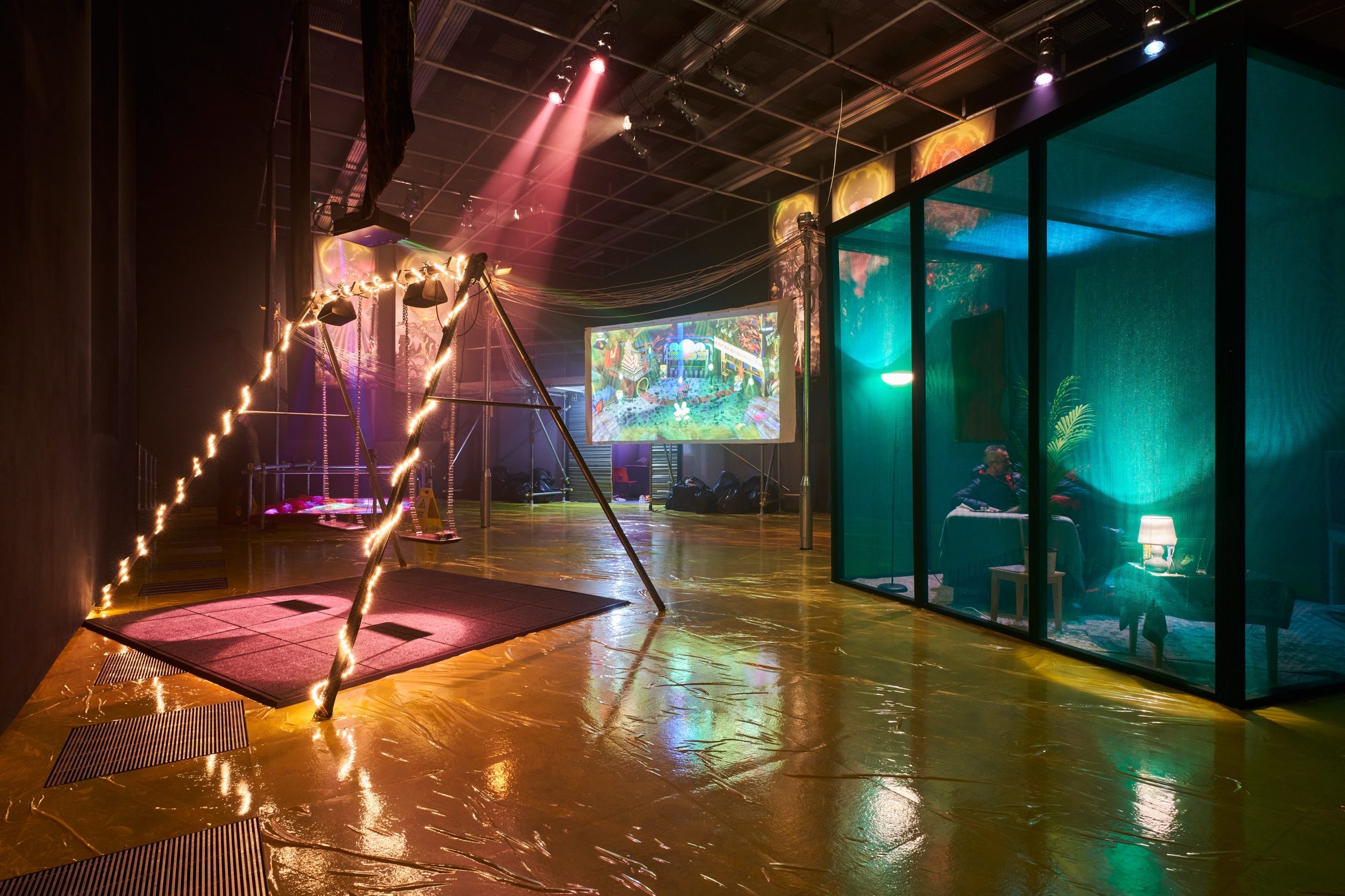 When Our Worlds Meet, 2022, FACT Liverpool. Installation view. Photo: Rob Battersby.