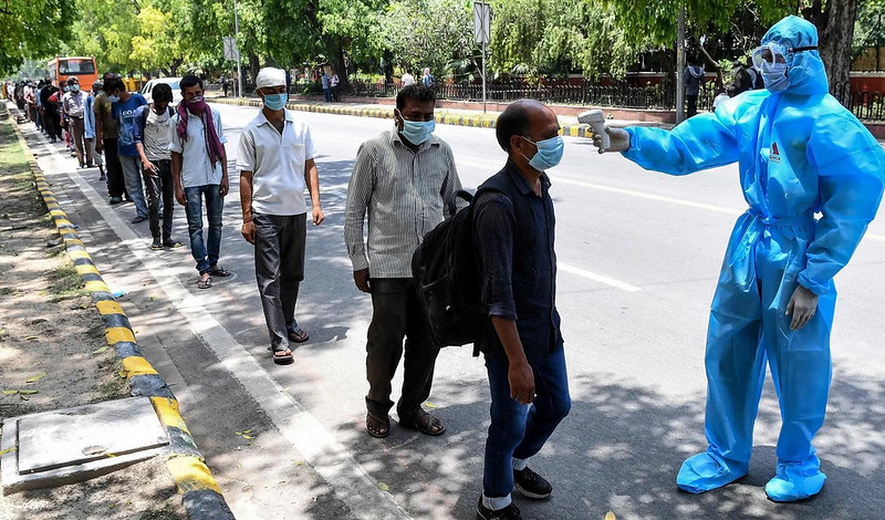 Routine checks during the COVID-19 lockdown across India were also sites of discrimination and humiliation on the basis of caste, class, and religion. Photo: Gwydion M. Williams, CC 2.0, via Flickr.