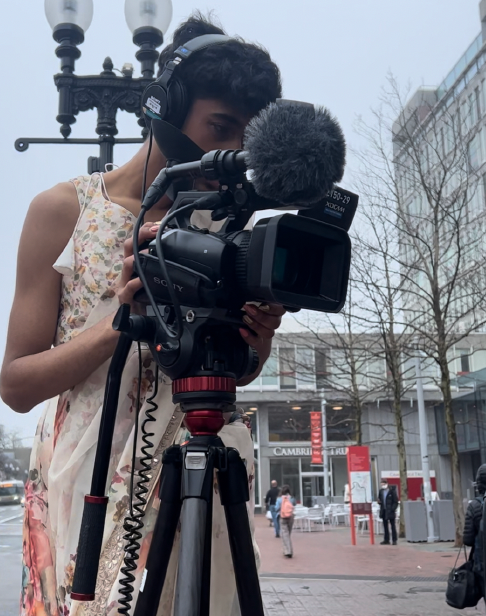 Behind the scenes of *All Eyes on Us*, 2023