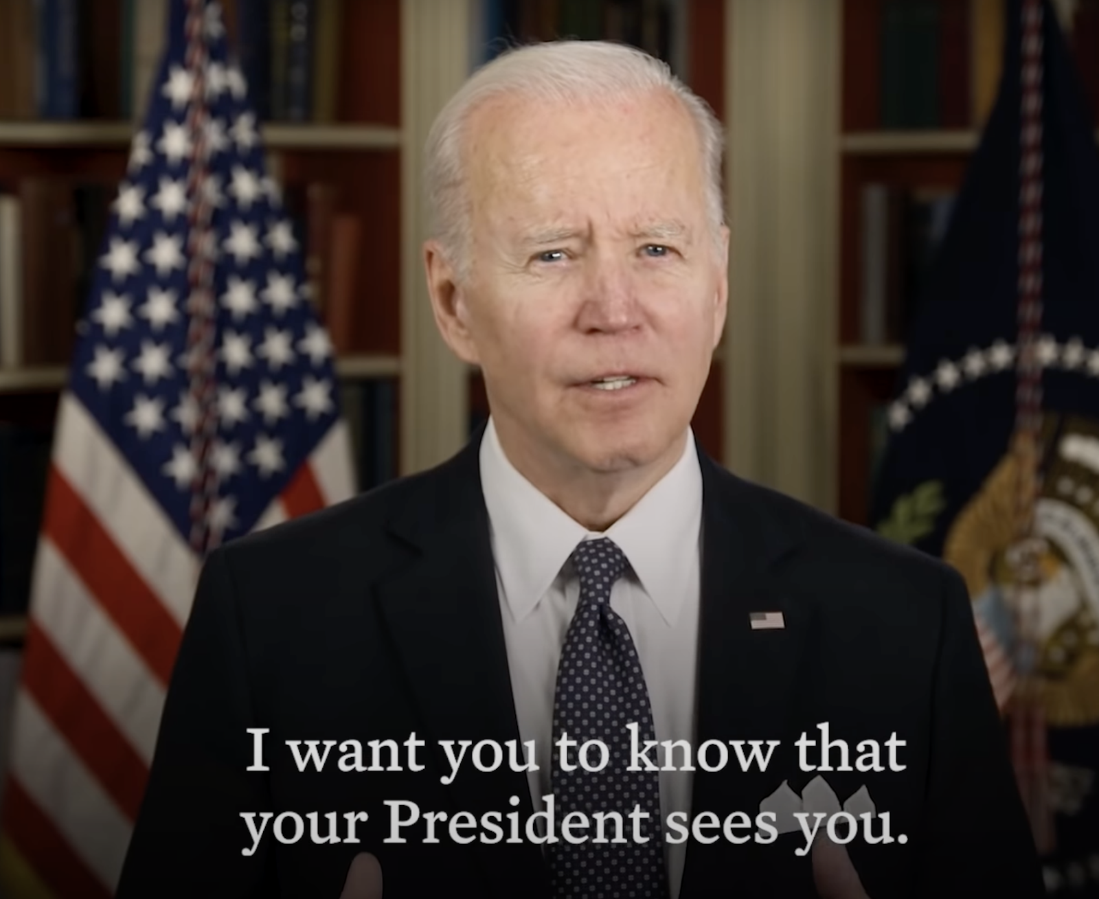 Still from All Eyes on Us, 2023.
