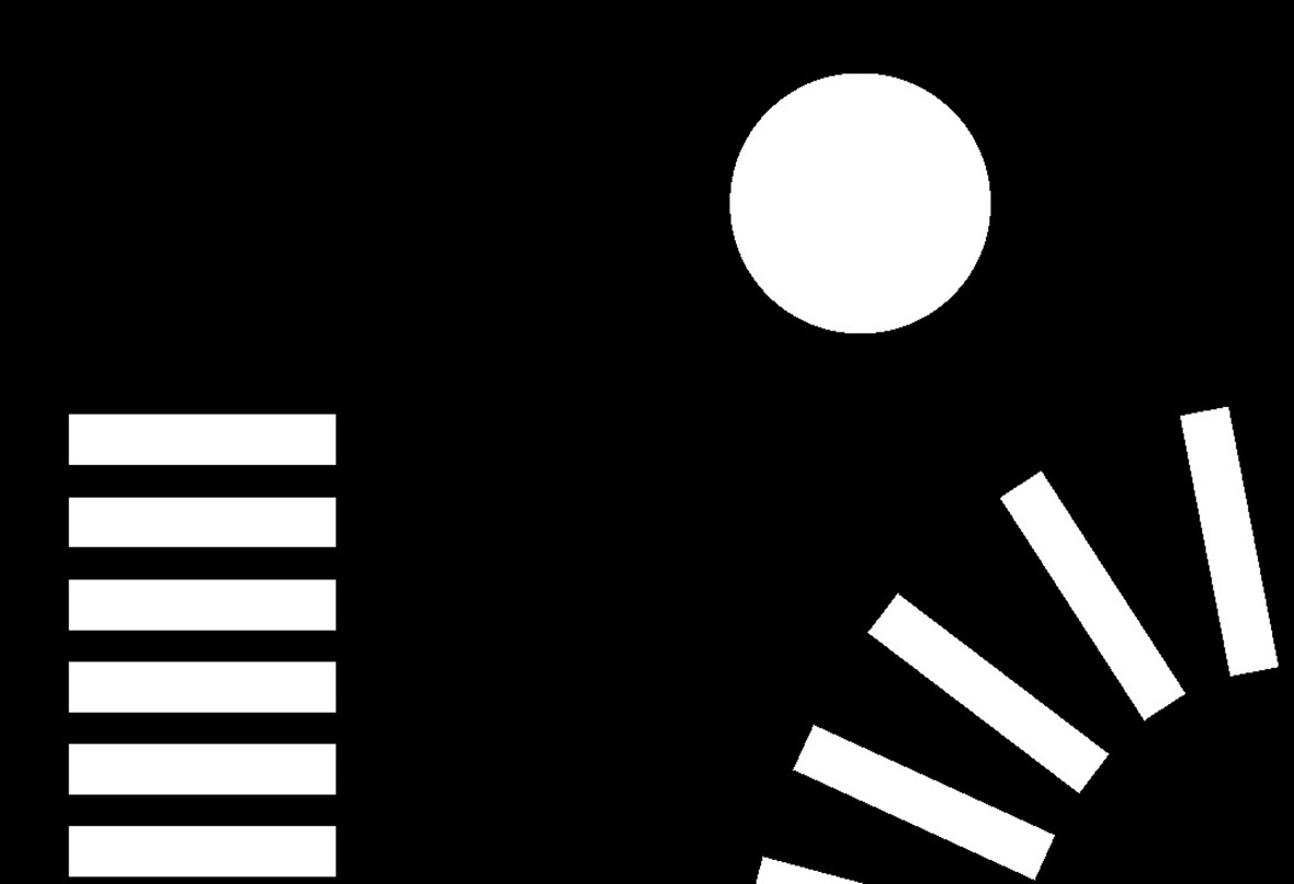 circle and rectangle background pattern